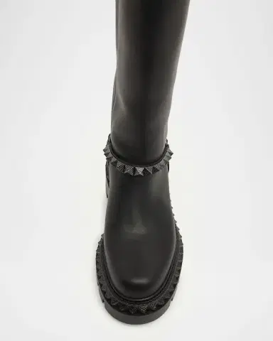 Christian Louboutin Marinetta Pyraclou Leather Knee-High Boots | Thumbnail 5