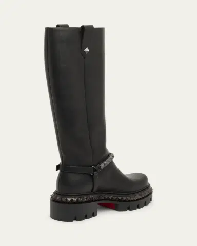 Christian Louboutin Marinetta Pyraclou Leather Knee-High Boots | Thumbnail 9