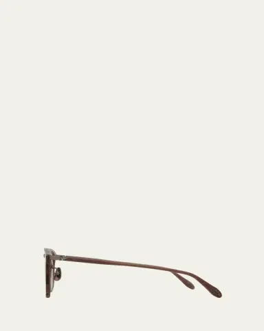 Garrett Leight Men's Kinney J Sun Square Sunglasses | Thumbnail 3