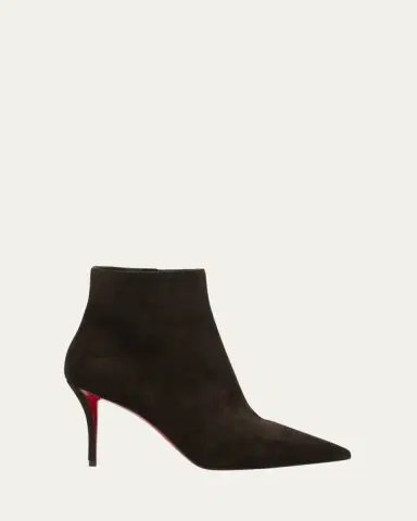 Christian Louboutin 80mm Miss Z Suede Booties | Thumbnail 4