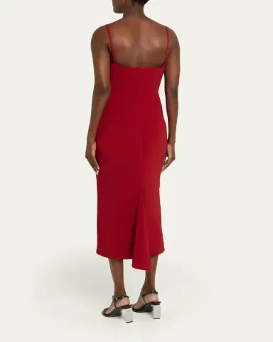 Givenchy Square-Neck Sleeveless Midi Dress | Thumbnail 7