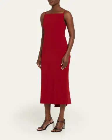 Givenchy Square-Neck Sleeveless Midi Dress | Thumbnail 8