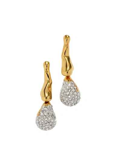 Alexis Bittar Solanales Gold-Plated Crystal Dewdrop Earrings | Thumbnail 1