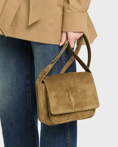 Saint Laurent Niki YSL Crossbody Bag in Suede | Thumbnail 6 Saint Laurent Niki YSL Crossbody Bag in Suede | Thumbnail 6