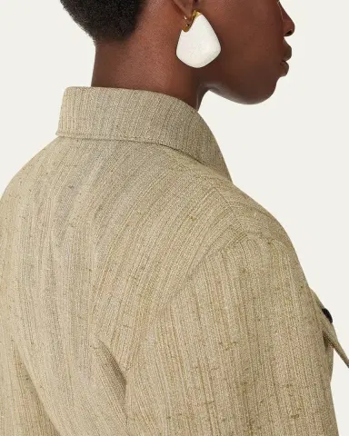 Bottega Veneta Large Fin Ceramic Earrings | Thumbnail 2 Bottega Veneta Large Fin Ceramic Earrings | Thumbnail 2