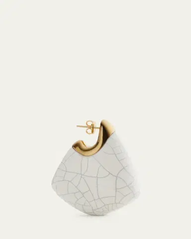 Bottega Veneta Large Fin Ceramic Earrings | Thumbnail 4 Bottega Veneta Large Fin Ceramic Earrings | Thumbnail 4