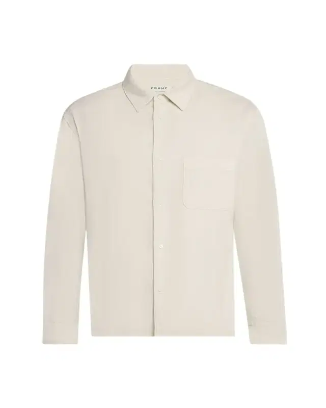 Men's Cotton Modern-Fit Button-Down Shirt