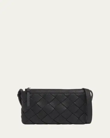 Bottega Veneta Men's Diago Zip Intreccio Taurillon Messenger Bag | Thumbnail 6 Bottega Veneta Men's Diago Zip Intreccio Taurillon Messenger Bag | Thumbnail 6