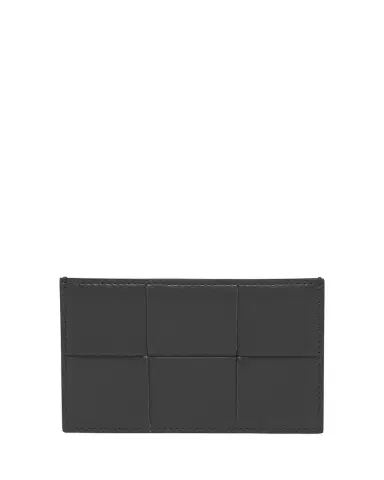 Bottega Veneta Men's Woven Leather Card Case | Thumbnail 1