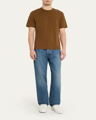 FRAME Men's Relaxed Light Wash Jeans | Thumbnail 2