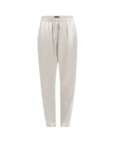 Giorgio Armani Pull-On Silk Trousers | Thumbnail 1