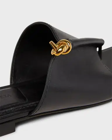 Bottega Veneta Leather Knot Flat Sandals | Thumbnail 18