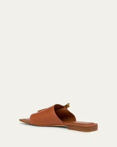 Bottega Veneta Leather Knot Flat Sandals | Thumbnail 9