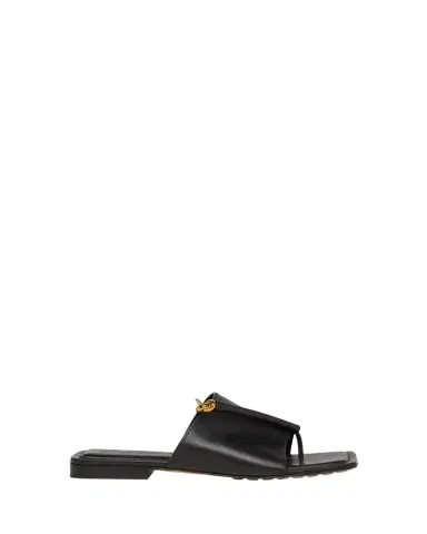Bottega Veneta Leather Knot Flat Sandals | Thumbnail 1