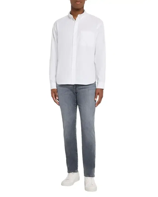 Men's Button-Collar Cotton Oxford Sport Shirt