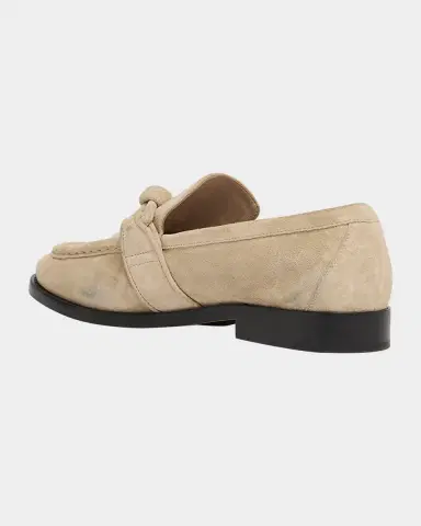 Bottega Veneta Astaire Knot Soft Suede Loafers | Thumbnail 11