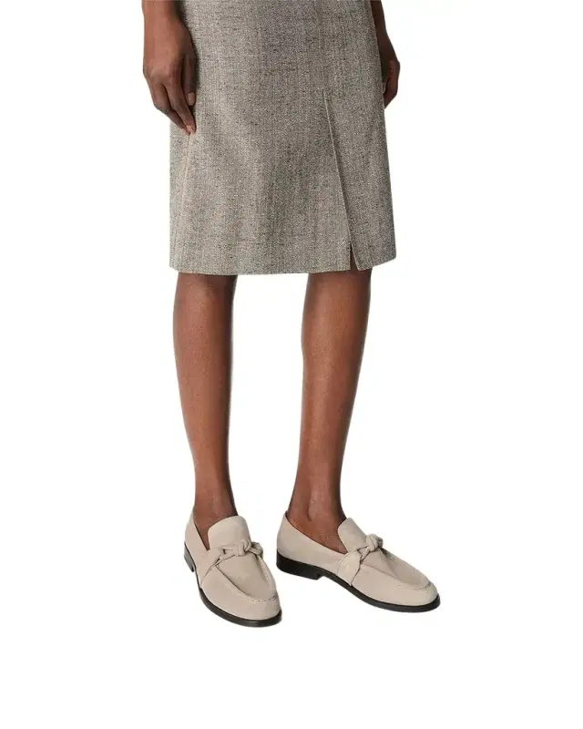 Astaire Knot Soft Suede Loafers