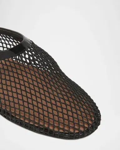 Alaïa Mesh Flat Mules | Thumbnail 4