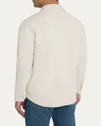 Frame Men's Cotton Waffle Texture Button-Down Shirt | Thumbnail 3 Frame Men's Cotton Waffle Texture Button-Down Shirt | Thumbnail 3