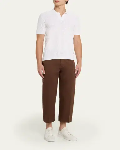 Orlebar Brown Men's Roddy Mesh Stitch Polo Shirt | Thumbnail 6 Orlebar Brown Men's Roddy Mesh Stitch Polo Shirt | Thumbnail 6