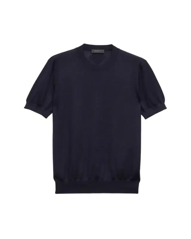 Men's Cashmere and Silk Knit Short-Sleeve Sweater