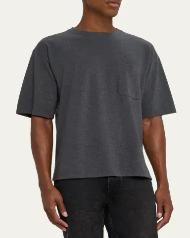 Frame Men's Pique Relaxed-Fit Pocket T-Shirt | Thumbnail 8