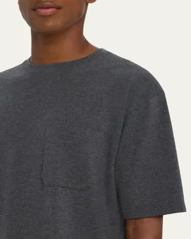 Frame Men's Pique Relaxed-Fit Pocket T-Shirt | Thumbnail 9