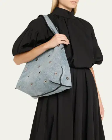 3.1 Phillip Lim Cotton Denim Market Tote Bag | Thumbnail 2 3.1 Phillip Lim Cotton Denim Market Tote Bag | Thumbnail 2