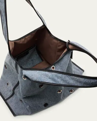 3.1 Phillip Lim Cotton Denim Market Tote Bag | Thumbnail 4 3.1 Phillip Lim Cotton Denim Market Tote Bag | Thumbnail 4