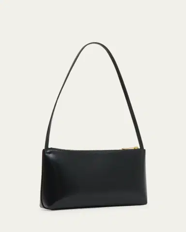 Mansur Gavriel Gaia Zip Leather Shoulder Bag | Thumbnail 3