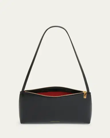 Mansur Gavriel Gaia Zip Leather Shoulder Bag | Thumbnail 4
