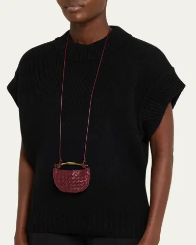 Bottega Veneta Sardine Leather Necklace Bag | Thumbnail 2