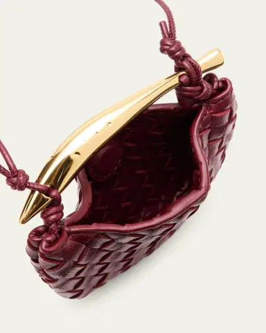Bottega Veneta Sardine Leather Necklace Bag | Thumbnail 4