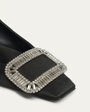 Roger Vivier Belle Vivier Crystal Buckle Slingback Pumps | Thumbnail 3 Roger Vivier Belle Vivier Crystal Buckle Slingback Pumps | Thumbnail 3