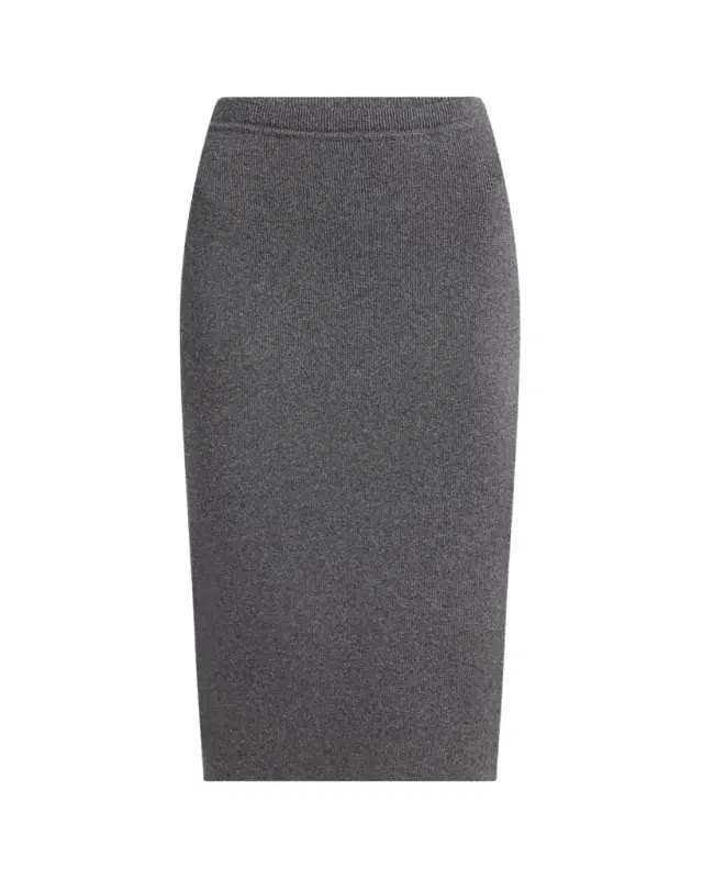 TOM FORD Fine Cashmere-Cotton Rib Pencil Skirt