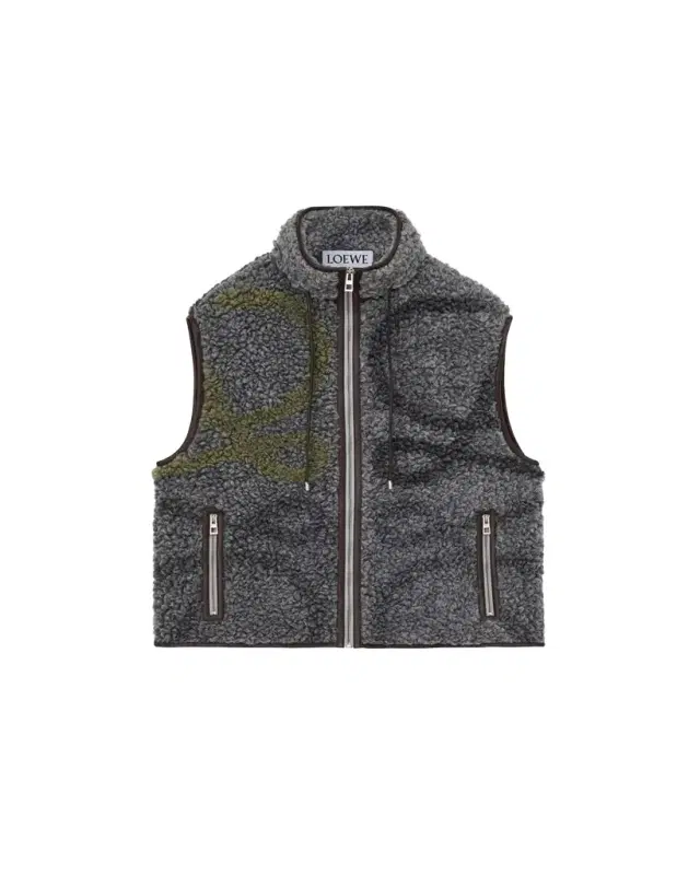 Men's Monogram Fleece Full-Zip Vest