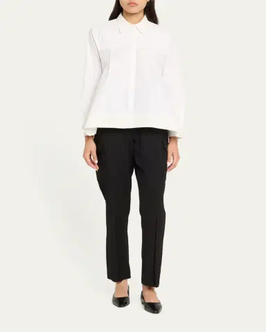 3.1 Phillip Lim Flounce-Hem Long-Sleeve Shirt | Thumbnail 2 3.1 Phillip Lim Flounce-Hem Long-Sleeve Shirt | Thumbnail 2