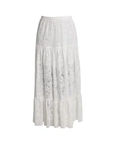 Erdem Tiered Floral Lace Skirt | Thumbnail 1