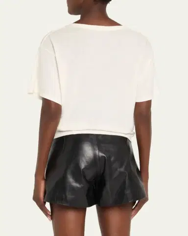 R13 Cashmere-Blend Tight Waist Tee | Thumbnail 3 R13 Cashmere-Blend Tight Waist Tee | Thumbnail 3