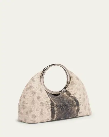 Jacquemus Le Petit Calino Python-Embossed Top-Handle Bag | Thumbnail 3