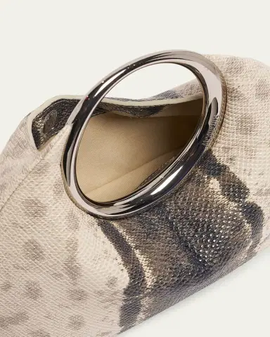 Jacquemus Le Petit Calino Python-Embossed Top-Handle Bag | Thumbnail 4