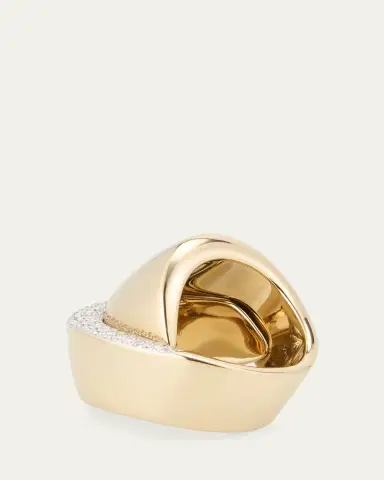 Vhernier Abbraccio 18K White Gold Diamond Ring | Thumbnail 3