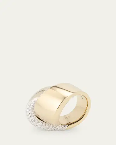 Vhernier Abbraccio 18K White Gold Diamond Ring | Thumbnail 4