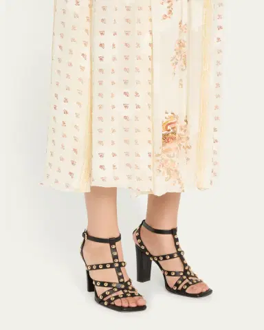 Ulla Johnson Bijou Studded Caged Block-Heel Sandals | Thumbnail 2 Ulla Johnson Bijou Studded Caged Block-Heel Sandals | Thumbnail 2