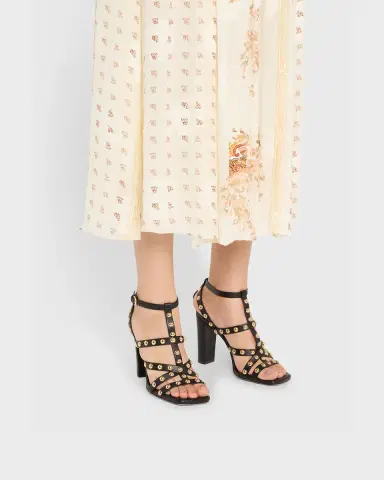 Ulla Johnson Bijou Studded Caged Block-Heel Sandals | Thumbnail 6 Ulla Johnson Bijou Studded Caged Block-Heel Sandals | Thumbnail 6