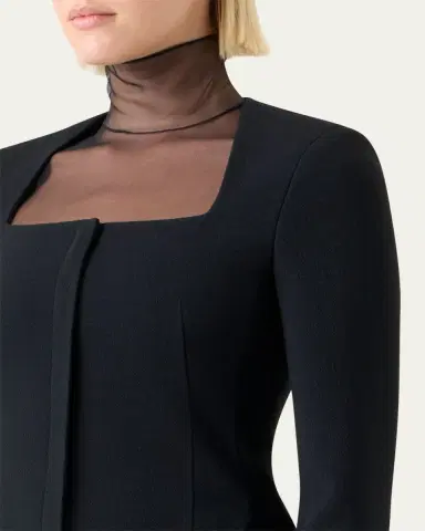 Akris Desiree Double-Face Trapezoid Jacket | Thumbnail 5