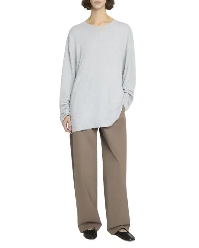 Alfidis Double Pleated Straight-Leg Cotton Pants