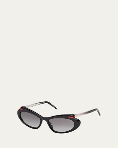 Christian Louboutin Miss Z Acetate Aviator Sunglasses | Thumbnail 2 Christian Louboutin Miss Z Acetate Aviator Sunglasses | Thumbnail 2