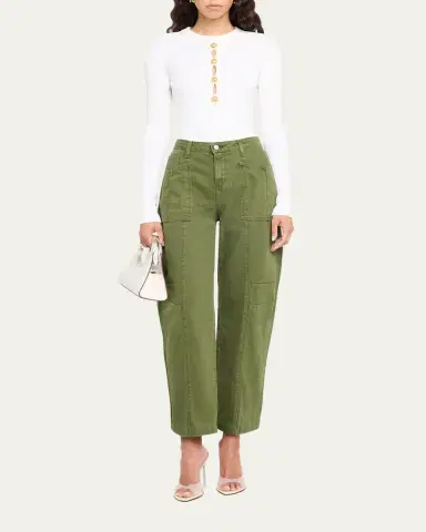 L'AGENCE Cody High-Rise Rodeo Jeans | Thumbnail 6