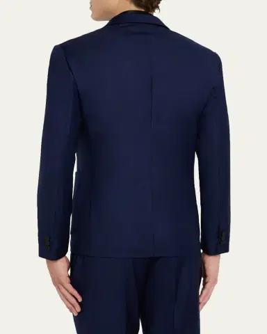 Versace Men's Wool Single-Breasted Blazer | Thumbnail 3